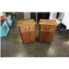 Image 1 : PAIR OF 1 DRAWER END TABLES