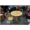 Image 1 : MAPLE DROPLEAF DINING TABLE AND 2 CHAIRS