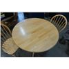 Image 3 : MAPLE DROPLEAF DINING TABLE AND 2 CHAIRS