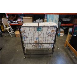 SERTA FOLDING COT W/ MATTRESS