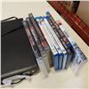 Image 2 : DVD PLAYER, 4 BLURAYS, PS3 GAMES, AND HEAD SET