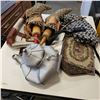 Image 1 : LOT OF PURSES, BOOTS, ROLLING PINS