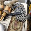 Image 2 : LOT OF PURSES, BOOTS, ROLLING PINS
