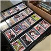 Image 2 : BOX OF VINTAGE COLLECTIBLES AND 2 WICKER BASKETS AND BASEBALL CARDS