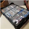 Image 1 : TRAY OF DVDS AND BLU-RAYS