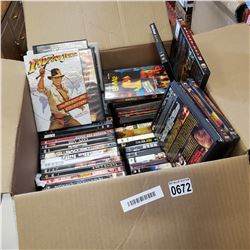 BOX OF DVDS