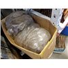 Image 1 : BOX OF BROWN WOOL YARN