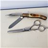 Image 2 : FOLDING POCKET KNIFE AND SCISSORS