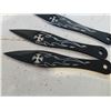 Image 2 : 3 THROWING KNIVES IN SHEATH