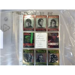 35 TOPPS CHROME HIGH GRADE STAR WARS CARDS