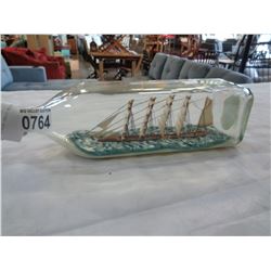 VINTAGE SHIP MODEL IN A BOTTLE