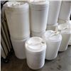 Image 3 : LOT OF PLASTIC JUGS SOME WITH CAPS AND SPIGOTS