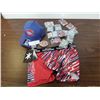 Image 1 : MONTREAL CANADIENS LOT INCLUDING NEW BOXER SHORTS, HAT, BELT BUCKLE AND 15 FLASHING PINS RETAIL $225