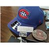 Image 2 : MONTREAL CANADIENS LOT INCLUDING NEW BOXER SHORTS, HAT, BELT BUCKLE AND 15 FLASHING PINS RETAIL $225