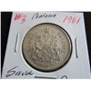 Image 1 : 1961 CANADA SILVER HALF DOLLAR