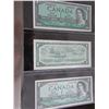 Image 1 : 1954 STOCK SHEET LAST OF CANADA $1 BILLS