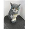 Image 1 : STORE RETURN (AS IS):  PLASTIC OWL GARDEN ORNAMENT (APPROX. 16" HIGH)