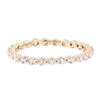 Image 1 : 0.53 ctw Diamond Ring - 18KT Rose Gold