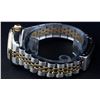 Image 2 : Rolex Ladies 2 Tone 18K Gold Bezel Blue MOP Diamond & Sapphire Datejust Wriswatc