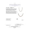 Image 3 : 33.56 ctw Multi Color Sapphire Necklace - 14KT White Gold