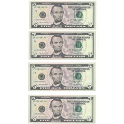 (10) Consecutive 2006 $5 FRN Star Notes CHCU