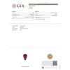 Image 7 : GIA C 5.98 ctw Ruby and Diamond Ring - 14KT Yellow Gold