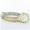 Image 9 : Rolex Mens 2 Tone 14K MOP Sapphire Diamond Channel Set Datejust Wristwatch