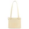 Image 1 : Chanel Vintage Beige Leather Logo Shoulder Bag