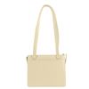 Image 2 : Chanel Vintage Beige Leather Logo Shoulder Bag