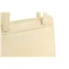 Image 6 : Chanel Vintage Beige Leather Logo Shoulder Bag