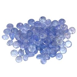 12.14 ctw Round Mixed Tanzanite Parcel