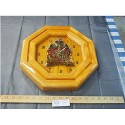 Saskatoon Police Laminated Clock -battery operated