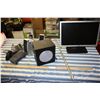 Image 1 : Dell Monitor 19" (No Cord), Misc Speakers and Curtain Rod