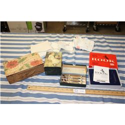 Unicorn Darts, Pears Soap Box, Rook Game, and Crochet Related Items