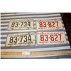 Image 1 : 2 Sets of 1958 and 1959 License Plates