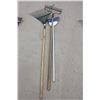 Image 2 : Broom and 2 Rakes