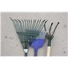 Image 3 : Broom, Leaf Rack and Garden Tiller
