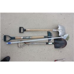 Shovel, Spade, Broom and Edger