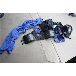 Racing Suit, Helmet (XL - DOT and Snell Approved), Shoes and Gloves