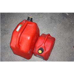 2 Plastic Gas Cans