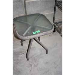 Small Glass Table 16" by 16" by 18"T