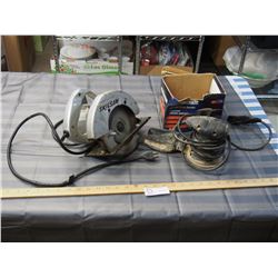 Skilsaw 6.5" and Master Craft Random Orbit Sander (Both Working)