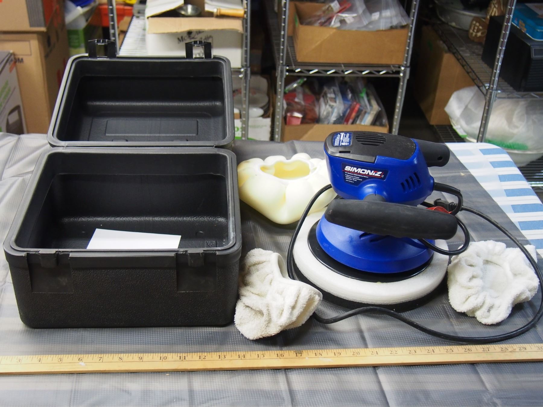 Simoniz 10" and Random Orbit Polisher/Waxer with Case (Both Working)