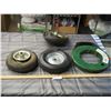 Image 1 : 3 Small Tires, and Steel Fishing Tape