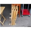 Image 5 : Wooden TV Trays (4) 19" by 14.5"