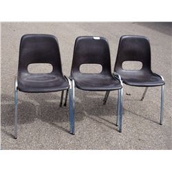 3X THE MONEY - Plastic Stacking Chairs