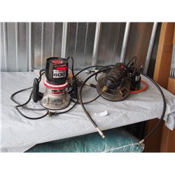 Sears Router (working) plus Black and Decker Rotary Hobby Shop with Attachments