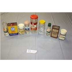 Lot of Vintage Spice Containers (9)