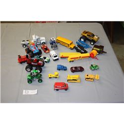 Table Lot of Toys (Coca-Cola Truck from 1988)