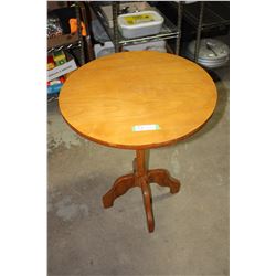 Round Wooden Table 28.5" T